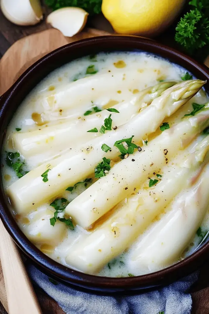 Spargelragout ganz einfach