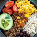 Taco Bowl mit Hackfleisch